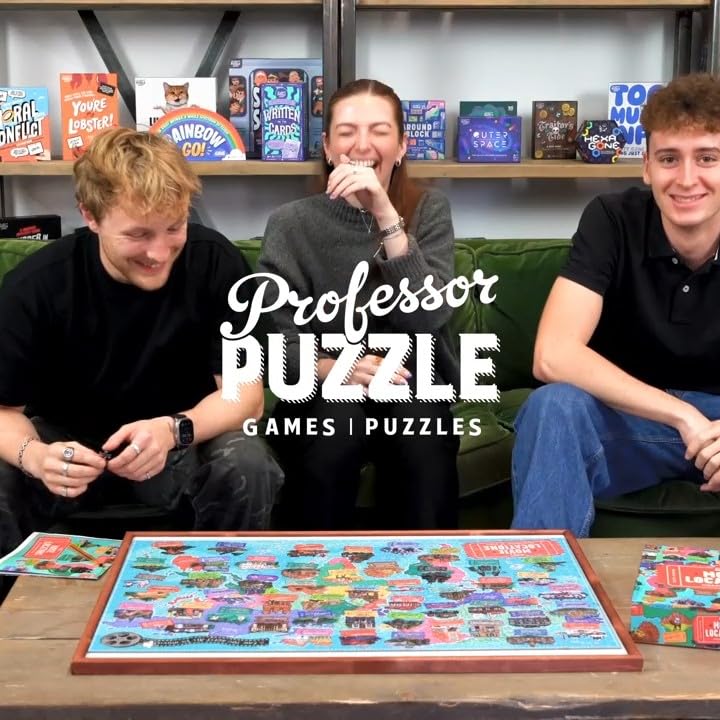 Professor Puzzle Movie Locations 1000 Piece Film Trivia Puzzle Game Professor PUZZLE