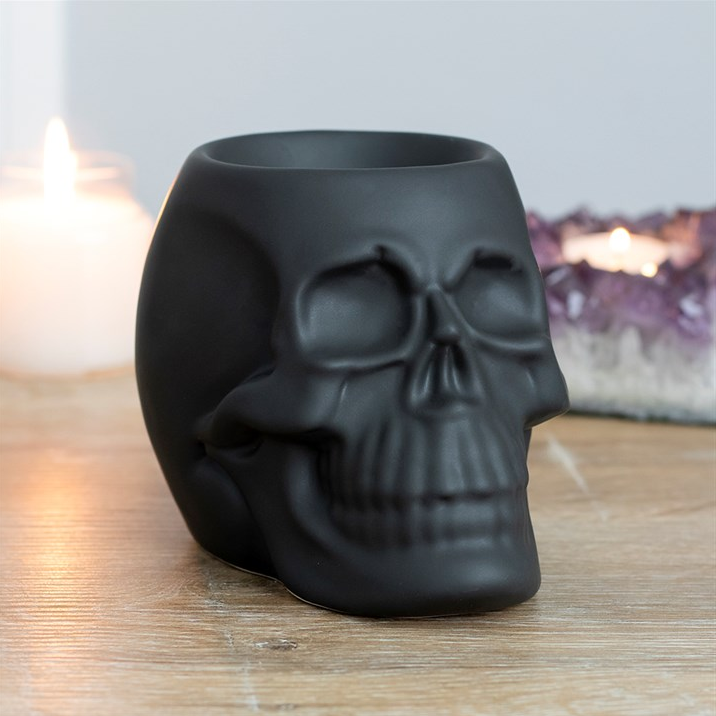 Black Skull Oil Burner