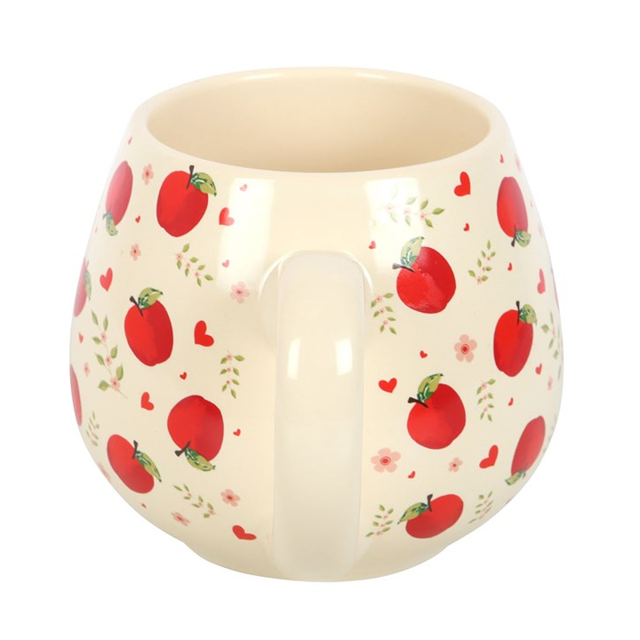 Apple Print Rounded Mug