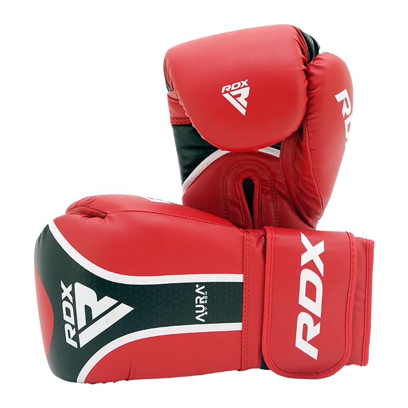 RDX Aura Plus T-17 Boxing Gloves Red, Blue, Gold RDX