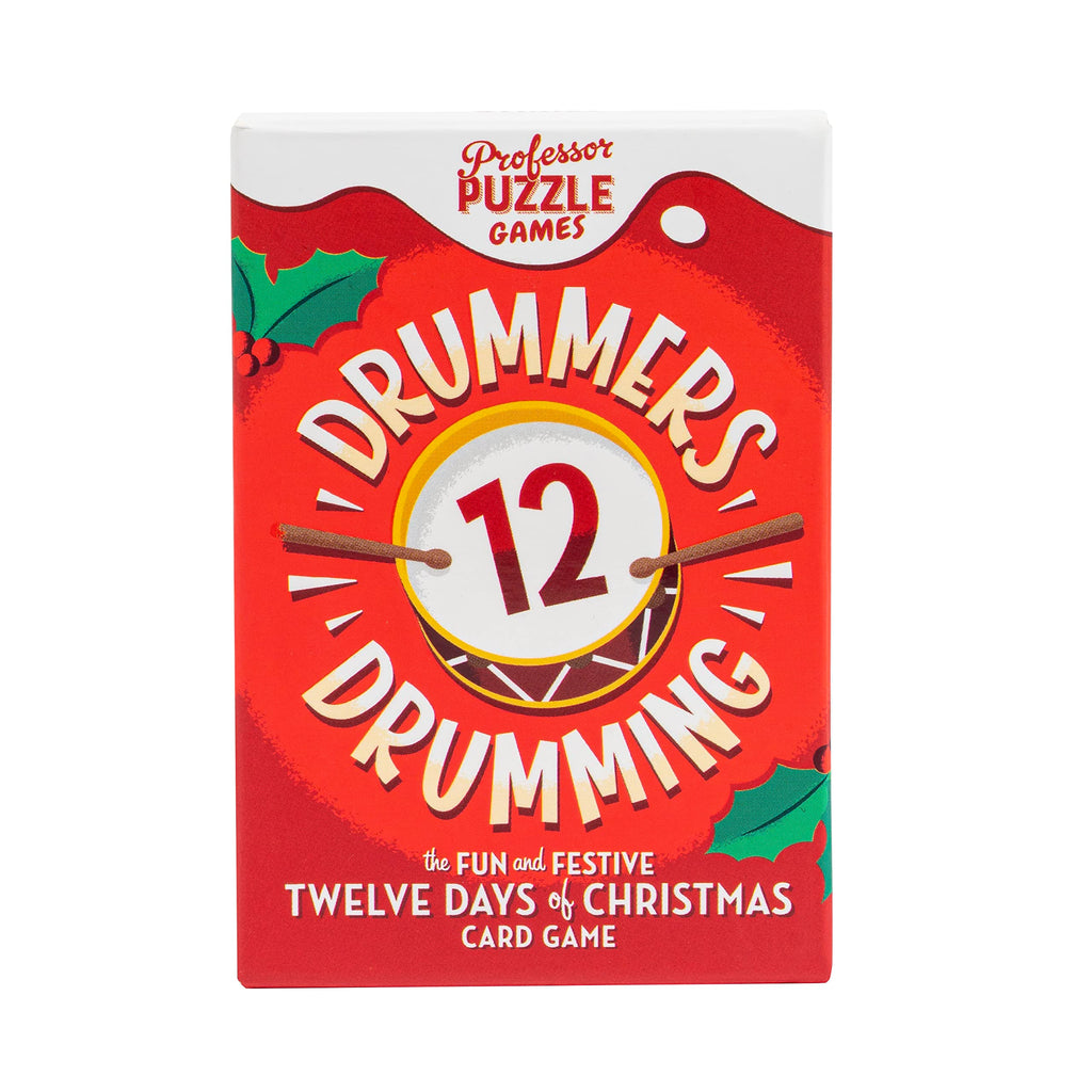 Professor Puzzle 12 Drummers Drumming Card Game Professor PUZZLE