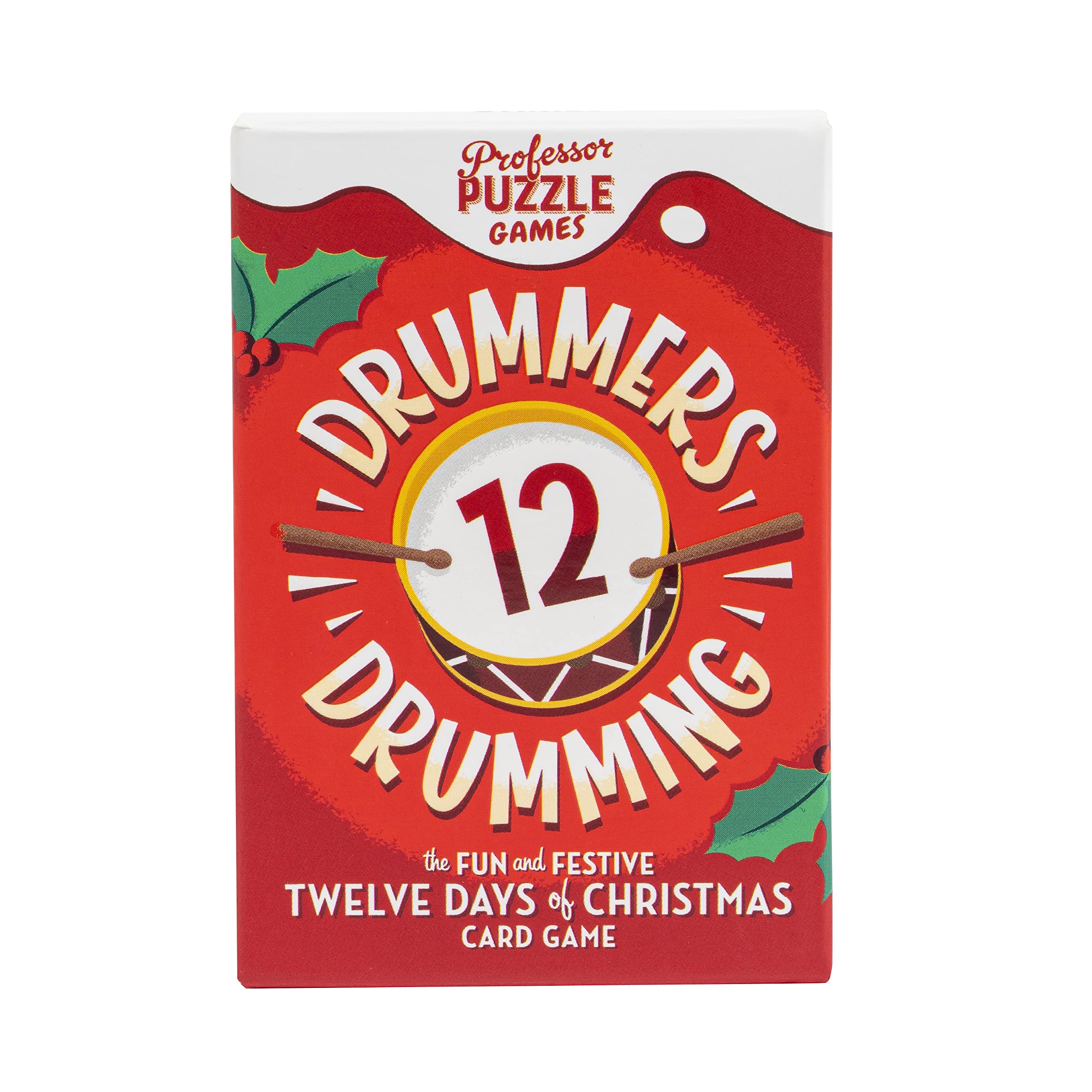 Professor Puzzle 12 Drummers Drumming Card Game Professor PUZZLE
