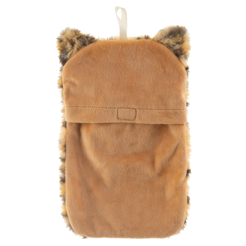 Sass & Belle Hot Water Bottle Leopard Plush Cover Sass & Belle