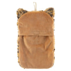 Sass & Belle Hot Water Bottle Leopard Plush Cover Sass & Belle