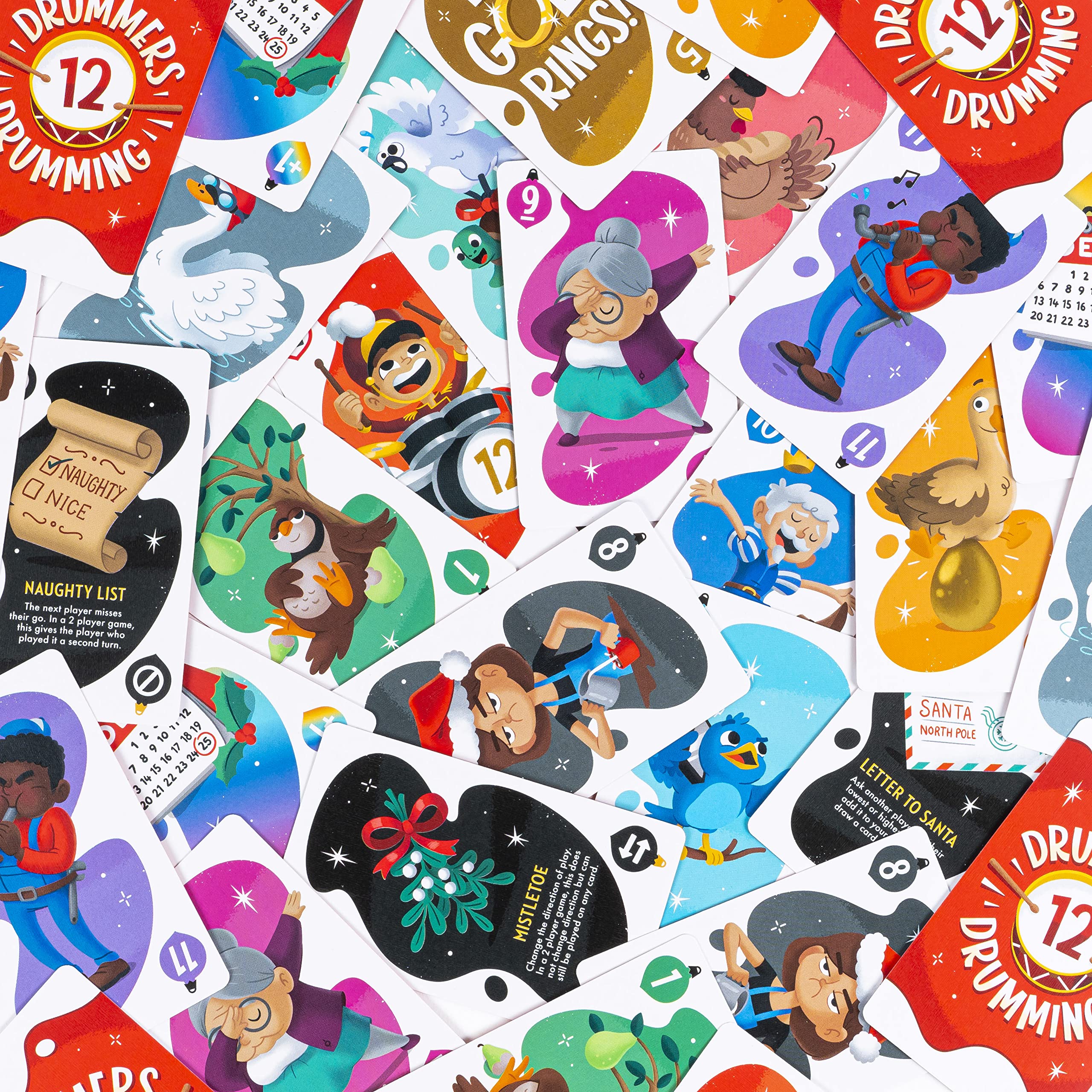 Professor Puzzle 12 Drummers Drumming Card Game Professor PUZZLE