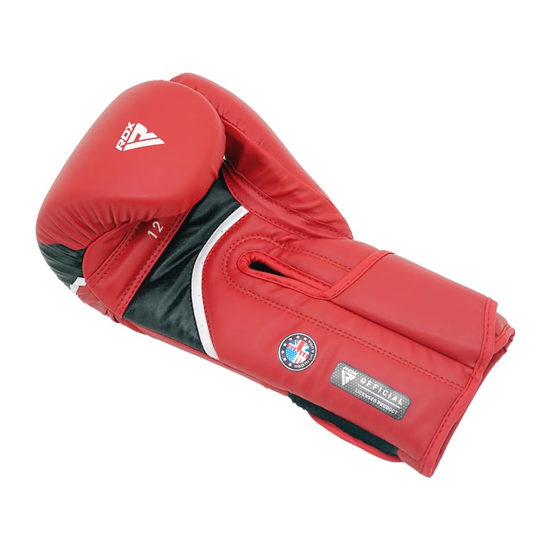 RDX Aura Plus T-17 Boxing Gloves Red, Blue, Gold RDX