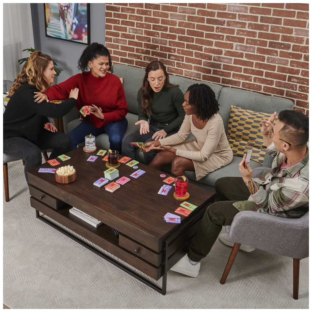 Spin Master Netflix Trending Now Card Game Board Game with Funny TV Show Cards Spin Master