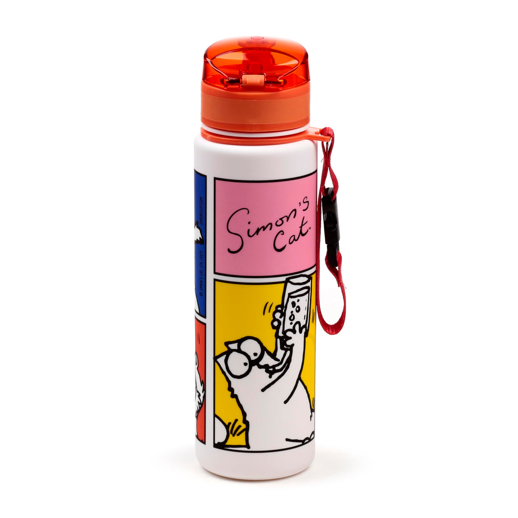 Puckator Simon's Cat 2024 Pop Top 600ml Shatterproof Bottle Puckator