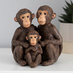 Monkey Family Resin Ornament Something Different