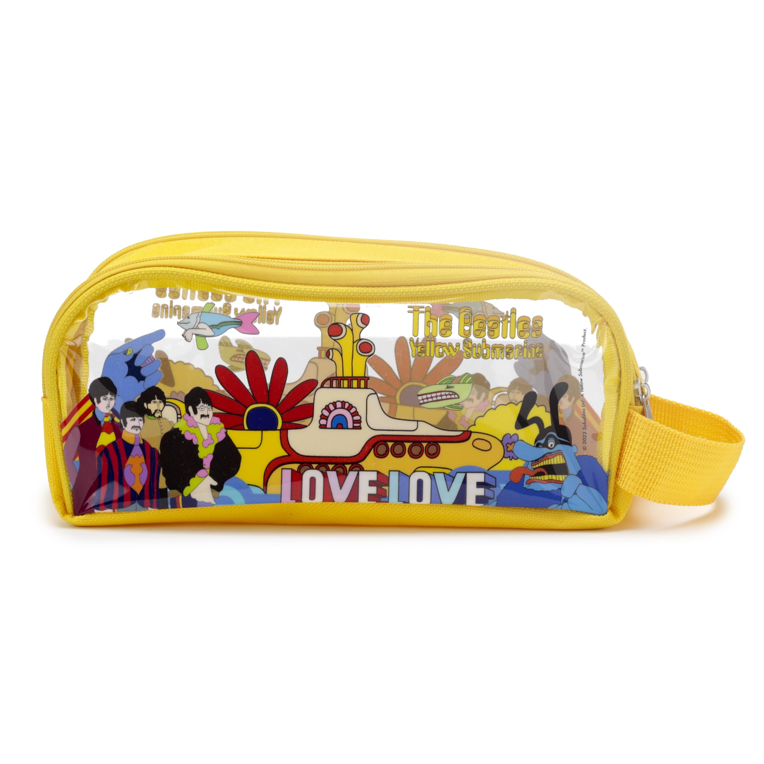 Puckator The Beatles Yellow Submarine Clear Window Pencil Case Puckator
