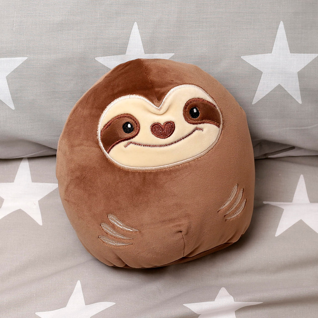Puckator Adoramals Cuddlies Plush Sloth Cushion Puckator
