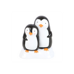 Snuggle Season Resin Penguin Ornament