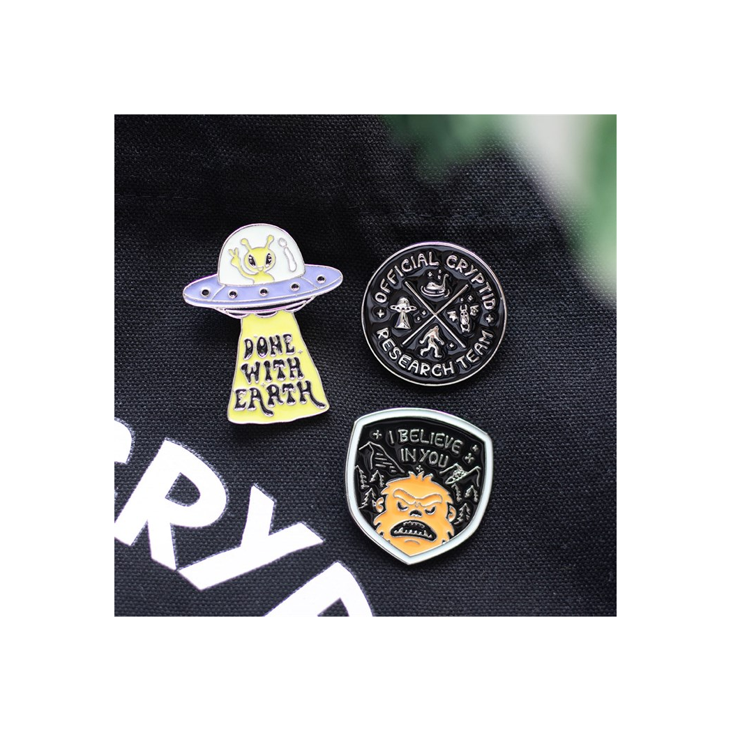 Bigfoot Enamel Pin Badge