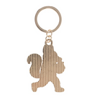 Flynn Fox Alloy & Enamel Keyring
