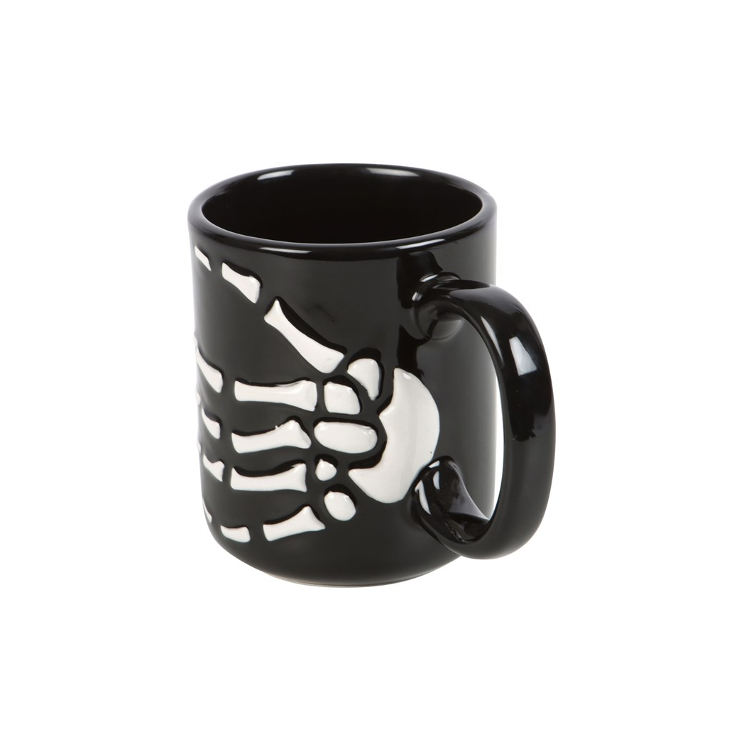 Skeleton Hand Mug