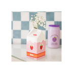 Strawberry Milk Carton Flower Vase