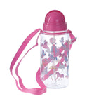 Puckator Enchanted Rainbows Unicorn Drinks Bottle with Straw 450ml Puckator