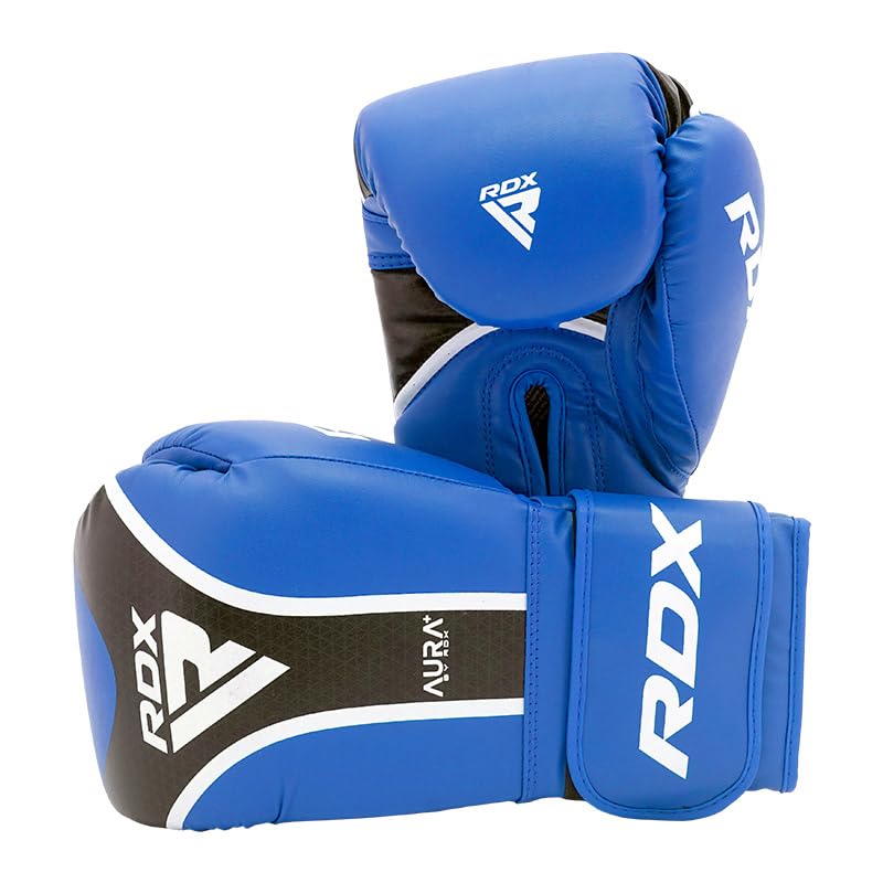 RDX Aura Plus T-17 Boxing Gloves Red, Blue, Gold RDX