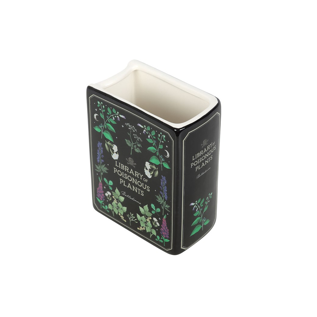 Poisonous Plants Book Shaped Vase