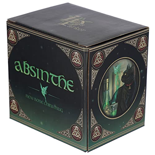 Puckator Lisa Parker Absinthe Cat Porcelain Mug Puckator