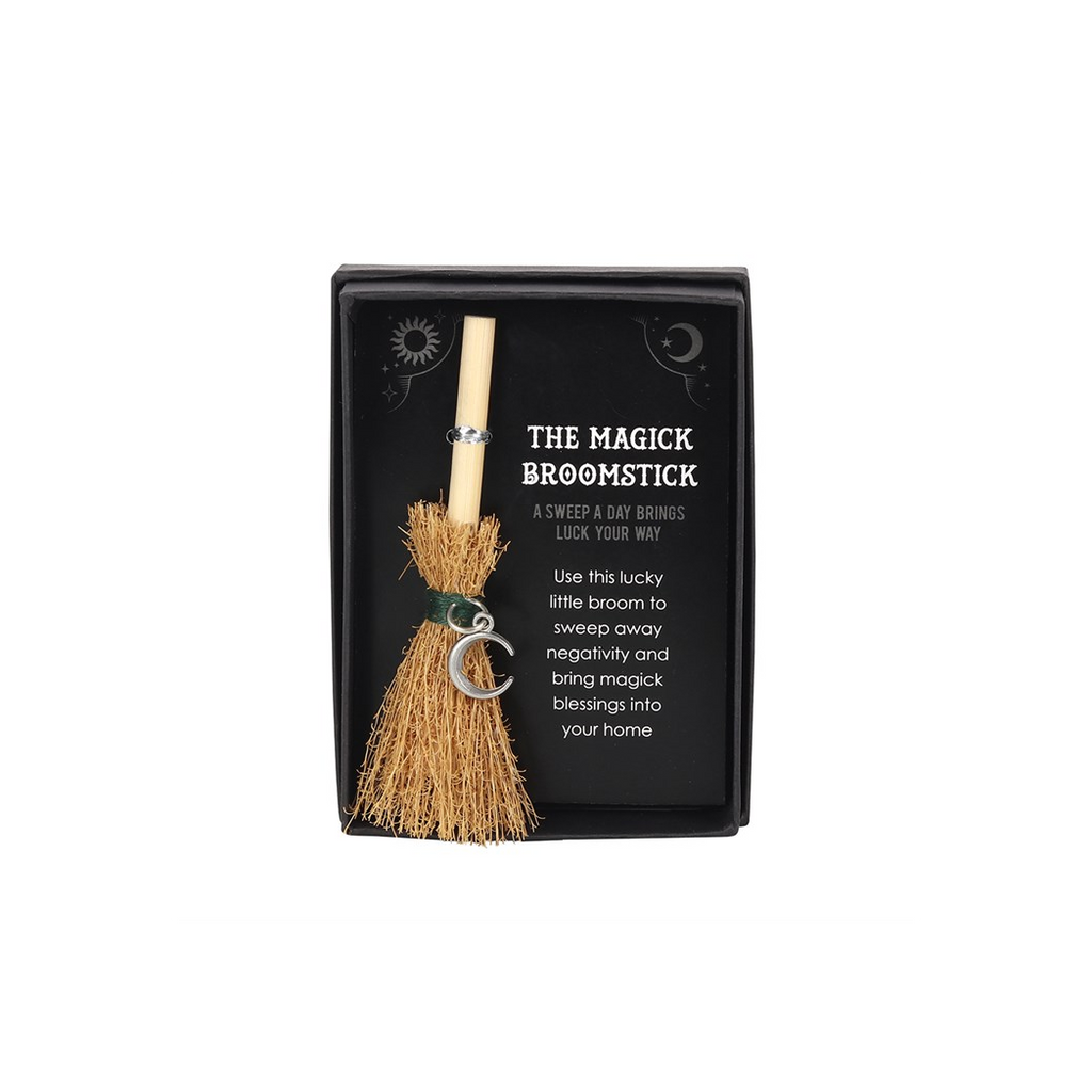 Crescent Moon Mini Magick Broomstick