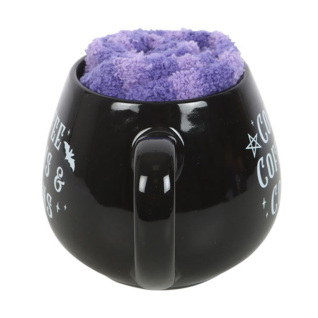 Coffee, Coffins & Covens Mug and Socks Set