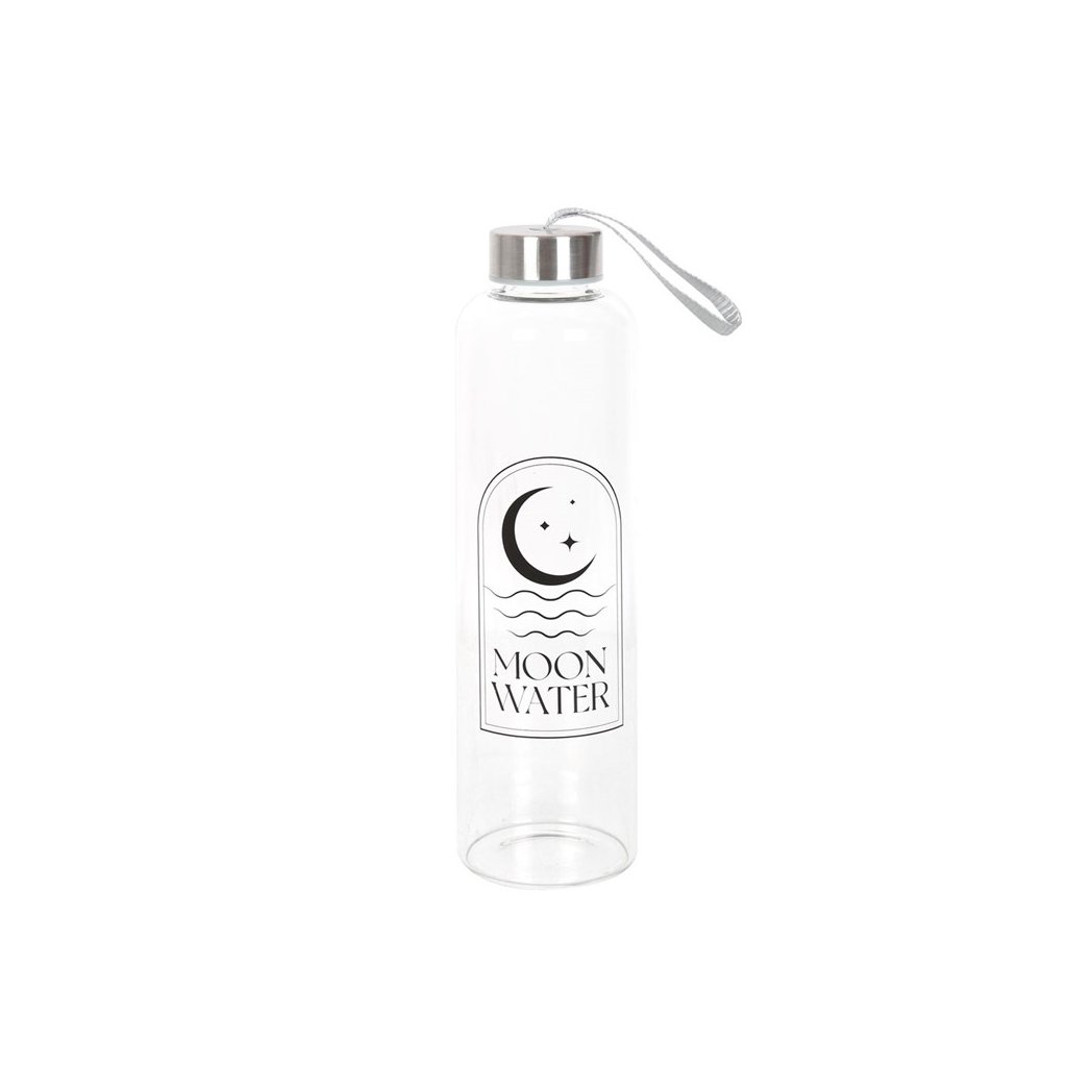 Moon Water Glass Water Bottle