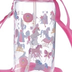 Puckator Enchanted Rainbows Unicorn Drinks Bottle with Straw 450ml Puckator