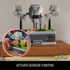 MEGA Pokemon Mini Motion Geodude Building Toys Set White Wabbit Retail