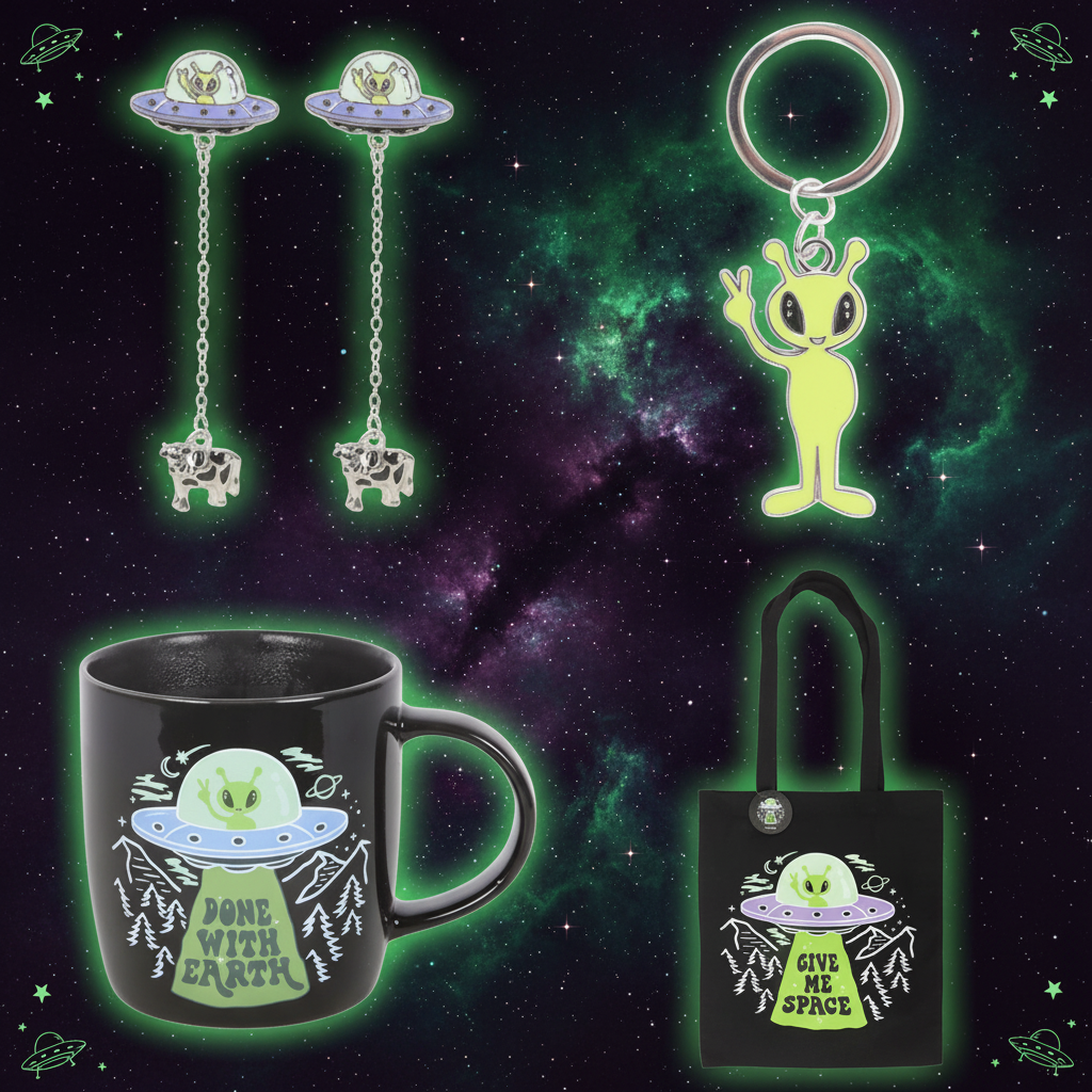 Out of This World Gift Set - alien themed bundle