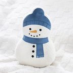 Snowman Shaped Boucle Cushion