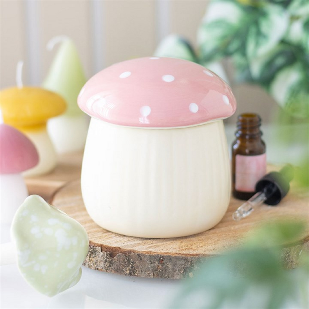 Pink Mushroom Oil Burner Something Different