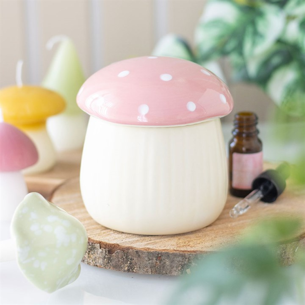 Pink Mushroom Oil Burner Something Different
