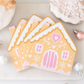 Gingerbread House MDF Coasters – Set of 4