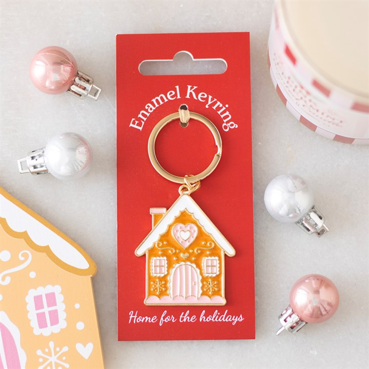 Sugarplum Bakery Gingerbread House Keyring