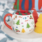 Nostalgic Christmas Print Mug and Socks Set Something Different