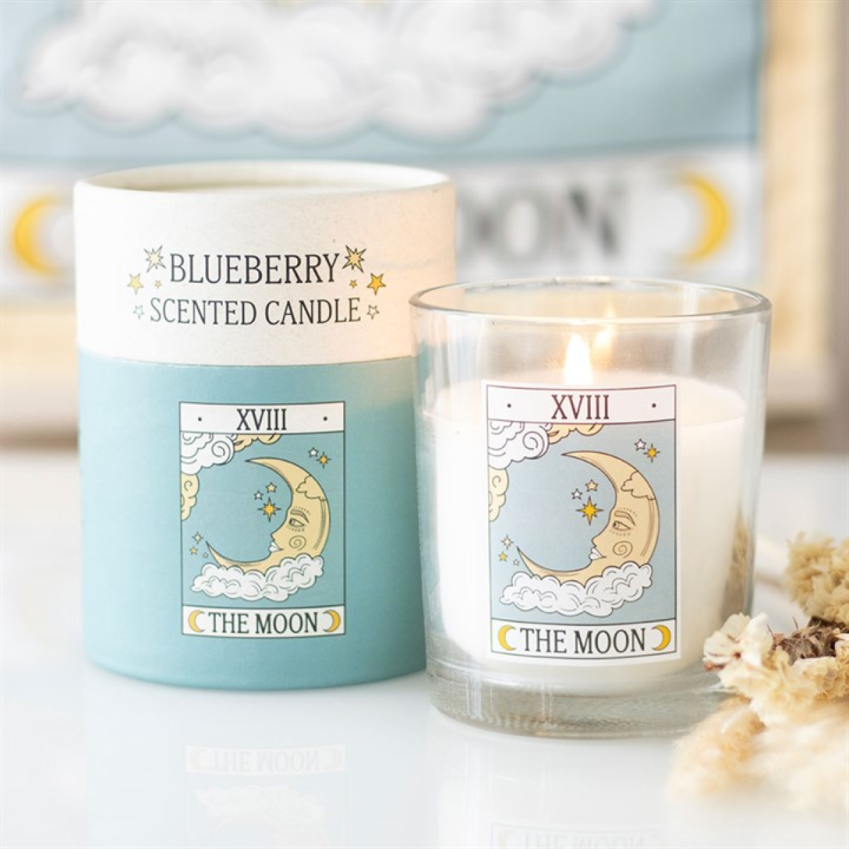 The Moon Vintage Tarot Vanilla Candle Something Different
