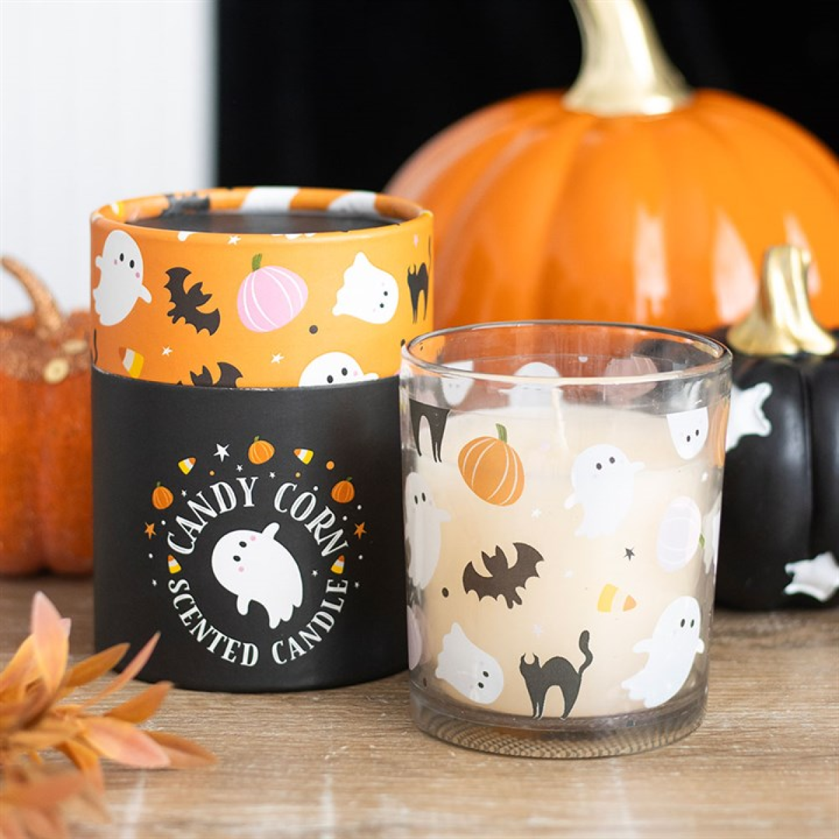 Sweet and Spooky Candy Corn Candle Something Different