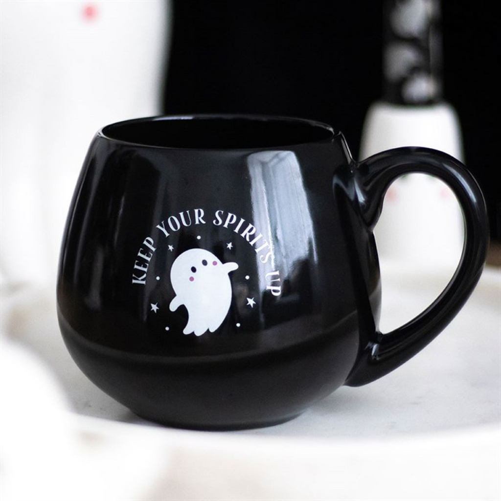 Keep Your Spirits Up Rounded Ghost Mug Something Different
