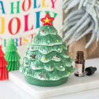 Nostalgic Christmas Tree Shaped Ceramic Oil Burner