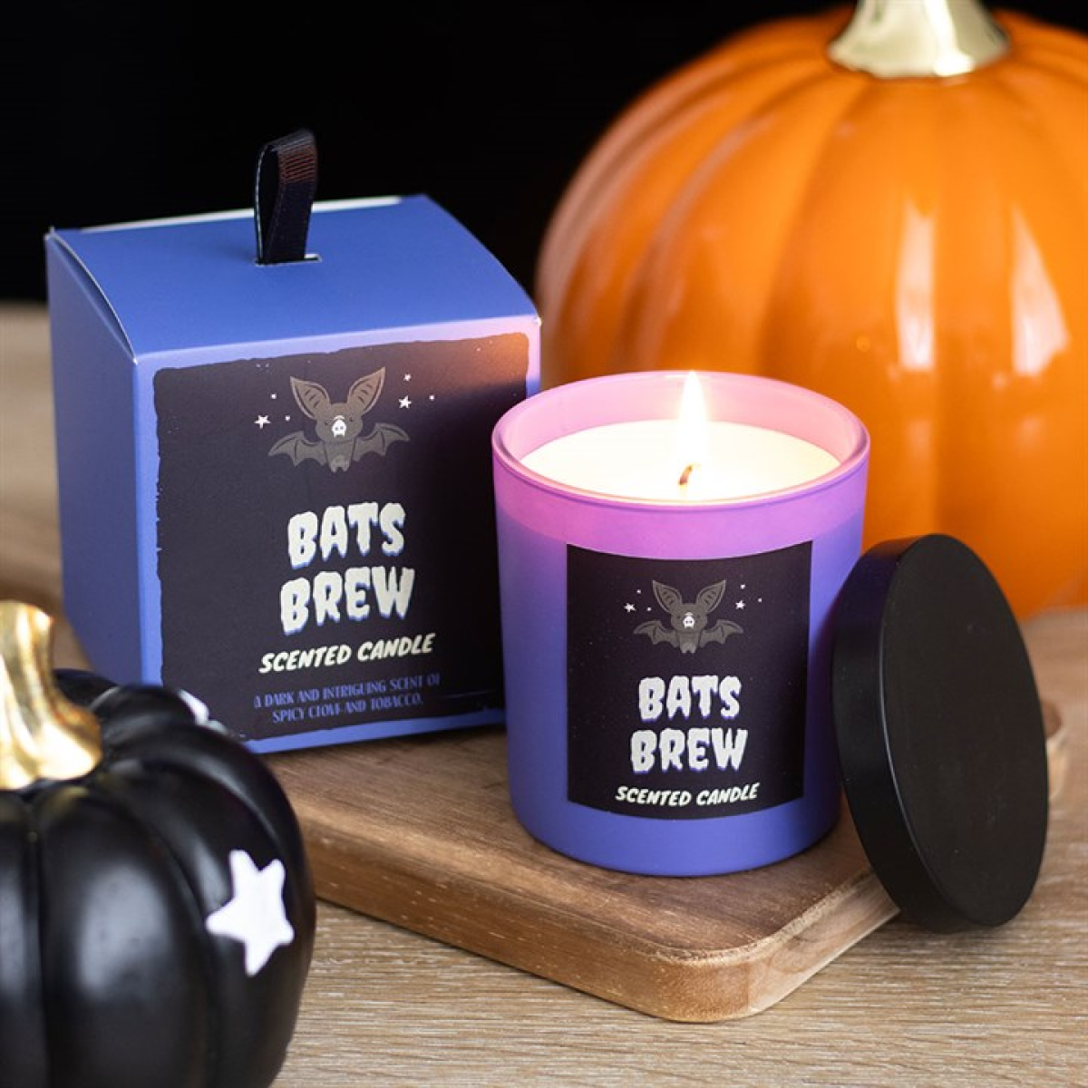 Bat's Brew Clove and Tobacco Candle Something Different