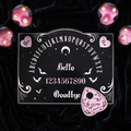Pink and Black Talking Board Something Different