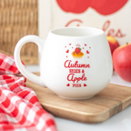 Autumn Skies & Apple Pies Rounded Mug Something Different