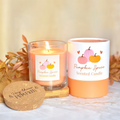 Pumpkin Pie Scented Glass Candle with Cork Lid