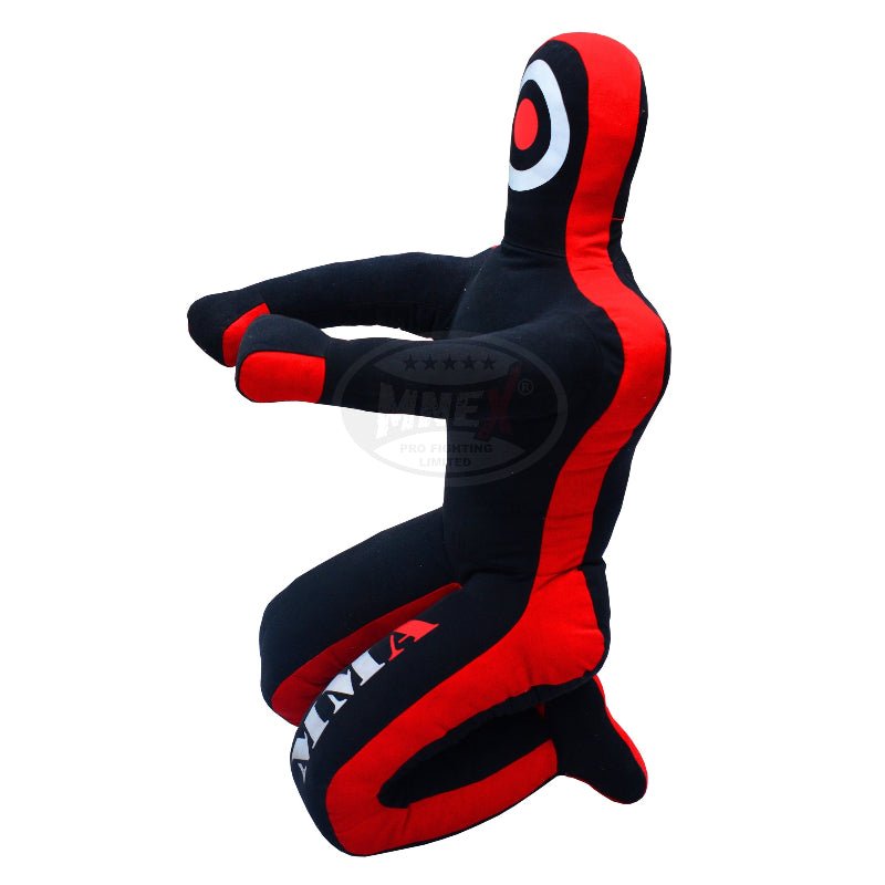 MNEX Pro Fighting MMA Grappling Sitting Dummy - Unfilled Blue & Black