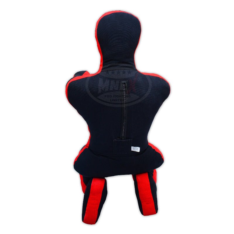 MNEX Pro Fighting MMA Grappling Sitting Dummy - Unfilled Blue & Black