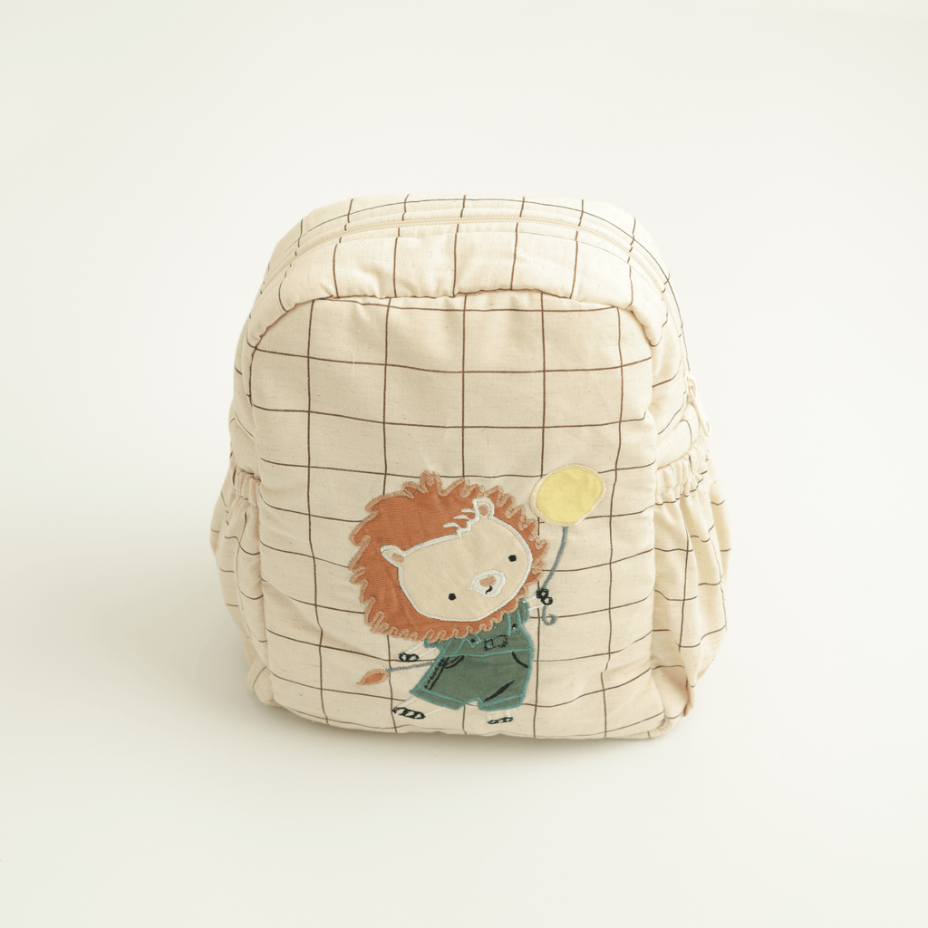 Balloon King Personalised School Bag, Hand-Embroidered