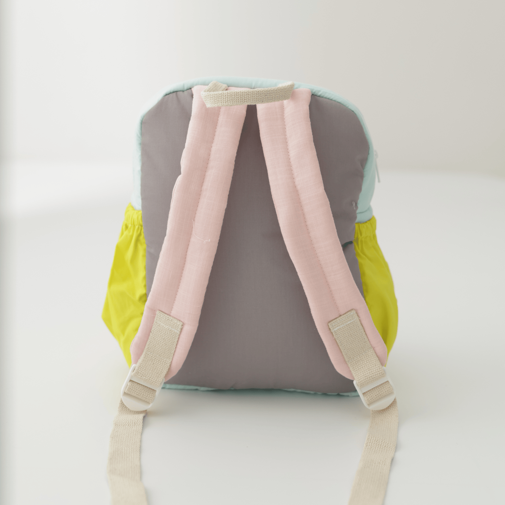 Bright Blocks Personalised School Bag, Hand-Embroidered