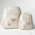 Blissful Bella Personalised School Bag, Hand-Embroidered
