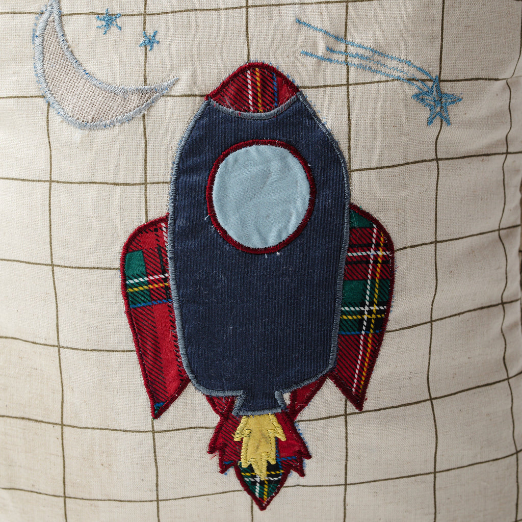 Chandrayaan Personalised School Bag, Hand-Embroidered